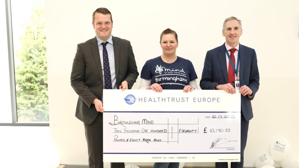 HealthTrust Europe raises thousands for mental health charity ...